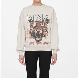Anine Bing tiger sweat shirt - medium
